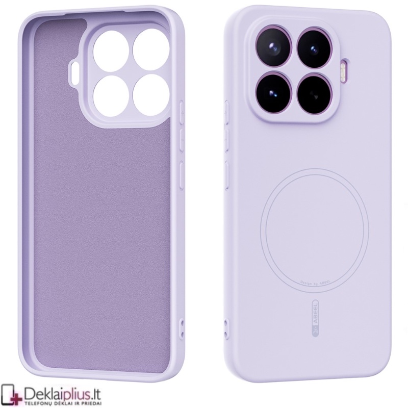 Guminis dėklas su magsafe - šviesiai violetinis (Xiaomi 17T) Guminis dėklas su magsafe - šviesiai violetinis (Xiaomi 17T)